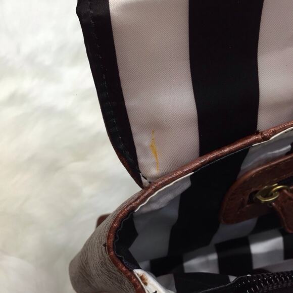 Charming Charlie Classic Brown Handbag - Picture 5 of 6